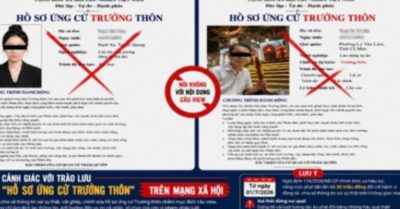 Công an cảnh báo trào lưu “ứng cử trưởng thôn”, người vi phạm có thể bị phạt đến 30 triệu đồng