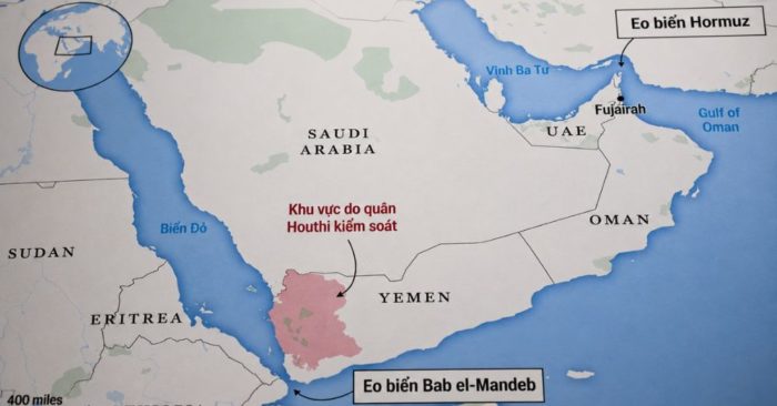 IRGC cảnh báo phong tỏa eo biển Bab el-Mandeb sau khi Mỹ tái áp đặt phong tỏa hải quân với Iran