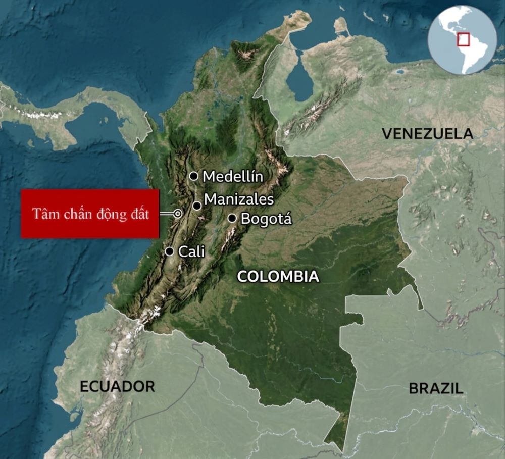 Trận động đất mạnh rung chuyển Colombia khiến ít nhất 30 người thiệt mạng