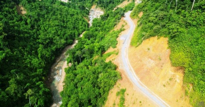 Tỉnh lộ 74 nối Nam Đông - A Lưới ở Huế