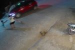 Người đàn ông kéo bé gái 2 tuổi khỏi đầu ô tô trong gang tấc