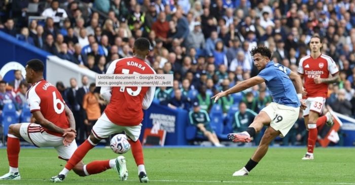 Brighton thắng Arsenal 3-0