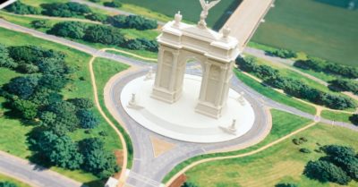 Khải hoàn môn Washington được bổ sung chức năng quân sự