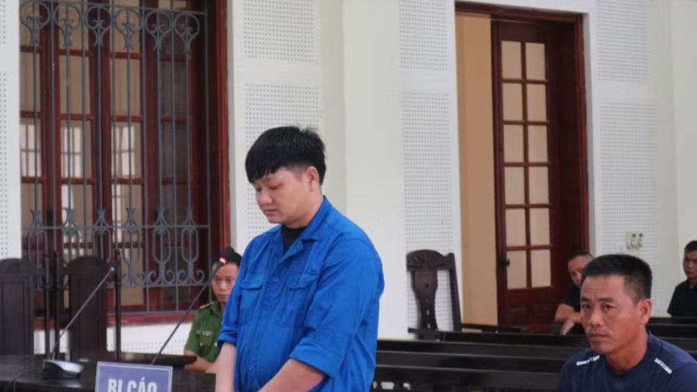 Hoàng Hữu Lương tại phiên tòa