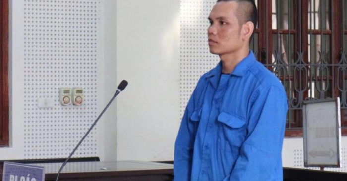 Moong Văn Coóng tại phiên tòa