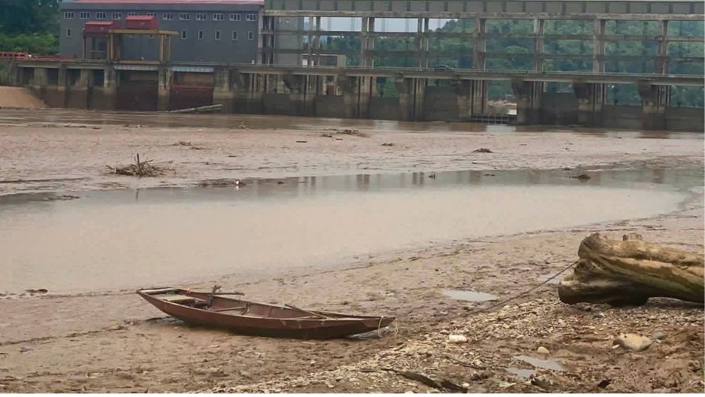 Mực nước sông Mã giảm sâu bất thường