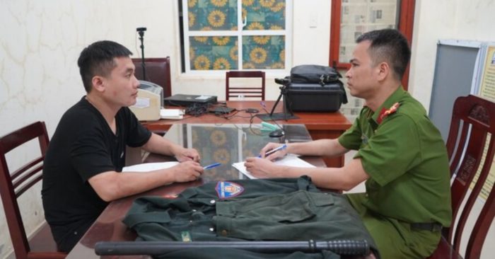Nguyễn Như Ý tại cơ quan công an