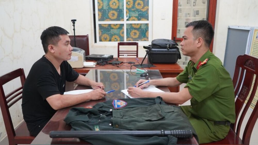 Nguyễn Như Ý tại cơ quan công an