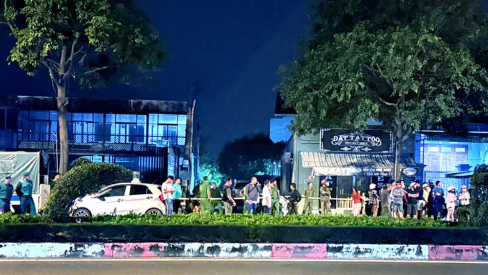 Phong tỏa hiện trường vụ án tại Phước Hải