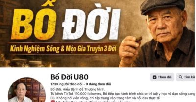 Chủ tài khoản “Bố Đời U80” bị điều tra